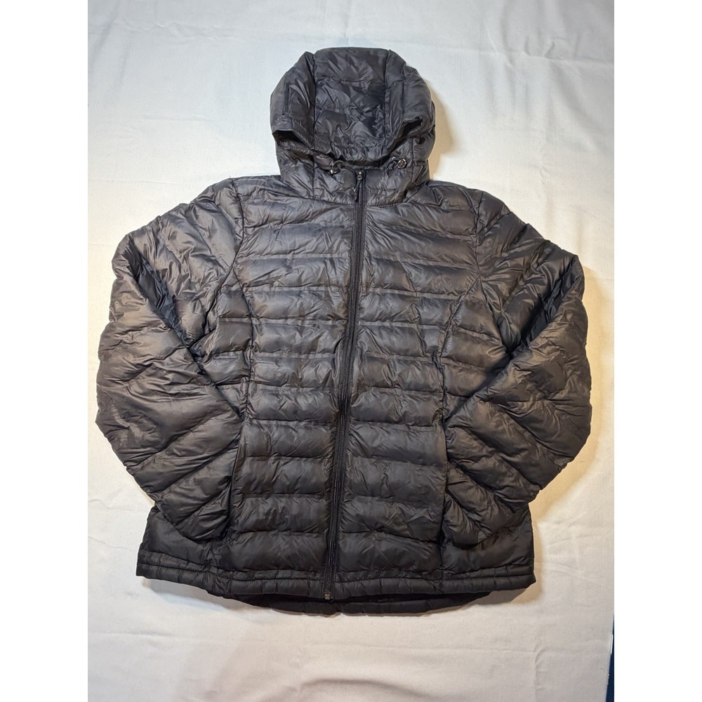 Zero Exposure Black Quilted Puffer Jacket Womens Medium Easy‎ Store For Travel